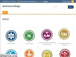 Sites similar to americancollege.edu.ec