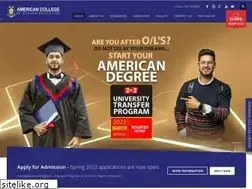 Sites similar to americancollege.lk