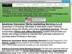 Sites similar to americanconsumernichemarketingsvc.com