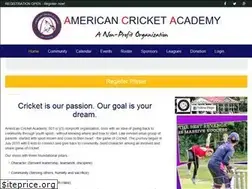 Sites similar to americancricketacademy.org