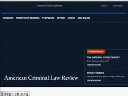 Sites similar to americancriminallawreview.com