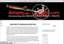 Sites similar to americandeception.com