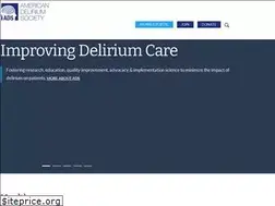 Sites similar to americandeliriumsociety.org