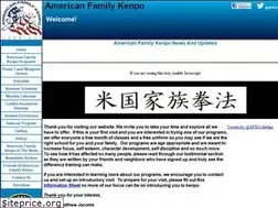 Sites similar to americanfamilykenpo.com