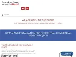 Sites similar to americanfenceandsupply.com