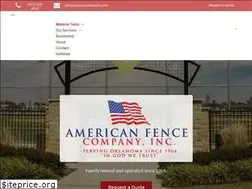 Sites similar to americanfenceok.com