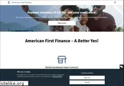 Sites similar to americanfirstfinance.com