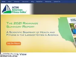 Sites similar to americanfitnessindex.org