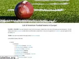 Sites similar to americanfootballeurope.com