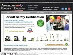 Sites similar to americanforklifttraining.com