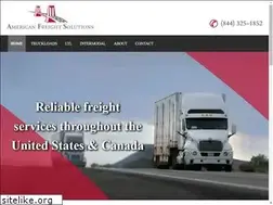 Sites similar to americanfreightsolutions.com