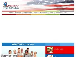 Sites similar to americanfruitandproduce.com