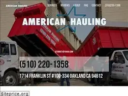 Sites similar to americanhauling.net