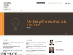 Sites similar to americanhealthpolicy.org
