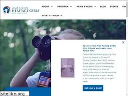 Sites similar to americanheritagegirls.org