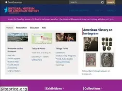 Sites similar to americanhistory.si.edu