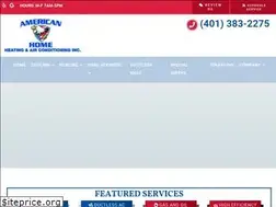 Sites similar to americanhomehvacri.com