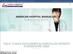 Sites similar to americanhospitalbangalore.com