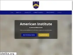 Sites similar to americaninstitute.org