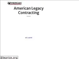 Sites similar to americanlegacycontracting.com