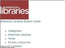 Sites similar to americanlibrariesbuyersguide.com