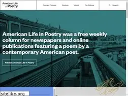 Sites similar to americanlifeinpoetry.org