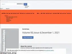 Sites similar to americanliterature.dukejournals.org
