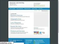 Sites similar to americanlockandkey.net