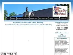 Sites similar to americanmetalroofing.net