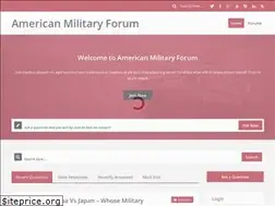 Sites similar to americanmilitaryforum.com