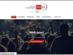 Sites similar to americanmusicandsound.com