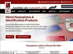 Sites similar to americannameplate.com