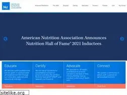 Sites similar to americannutritionassociation.org