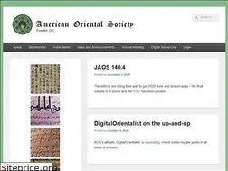 Sites similar to americanorientalsociety.org
