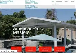 Sites similar to americanpatiomasters.com