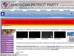 Sites similar to americanpatriotparty.cc