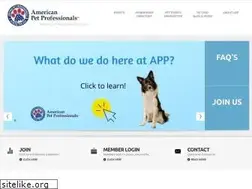 Sites similar to americanpetprofessionals.com