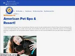 Sites similar to americanpetspa.com