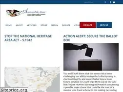 Sites similar to americanpolicy.org