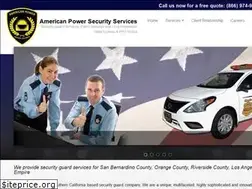 Sites similar to americanpowersecurity.com