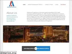 Sites similar to americanpropertieslv.com