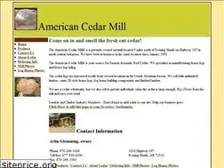 Sites similar to americanredcedarmill.com