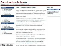 Sites similar to americanrevolution.org