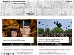 Sites similar to americanschoolofbusiness.com