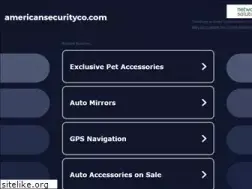 Sites similar to americansecurityco.com