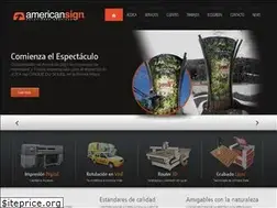 Sites similar to americansign.com.mx