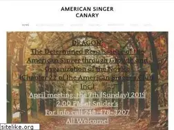 Sites similar to americansingercanary.com