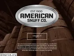 Sites similar to americansnuffco.com