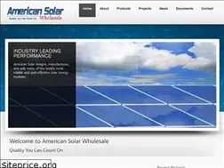Sites similar to americansolarwholesale.com