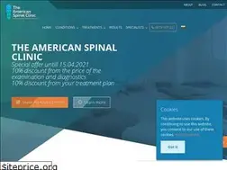 Sites similar to americanspinalclinic.com